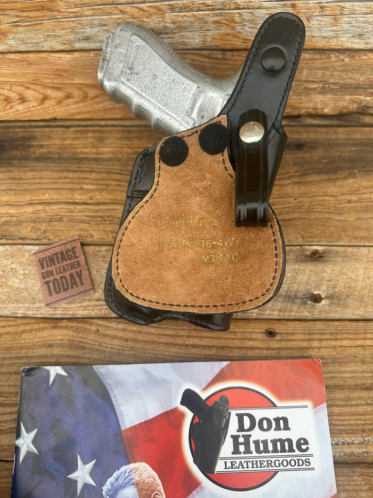 Don Hume 720 36 4 1/2 Paddle Holster For GLOCK 17 22 31 w Streamlight M3 Light