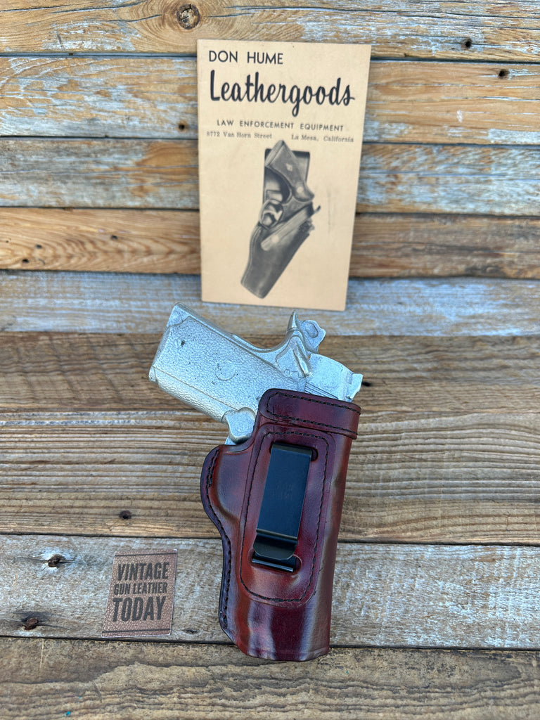 Don Hume H715 OT Brown Leather IWB Holster For Colt Officers Model