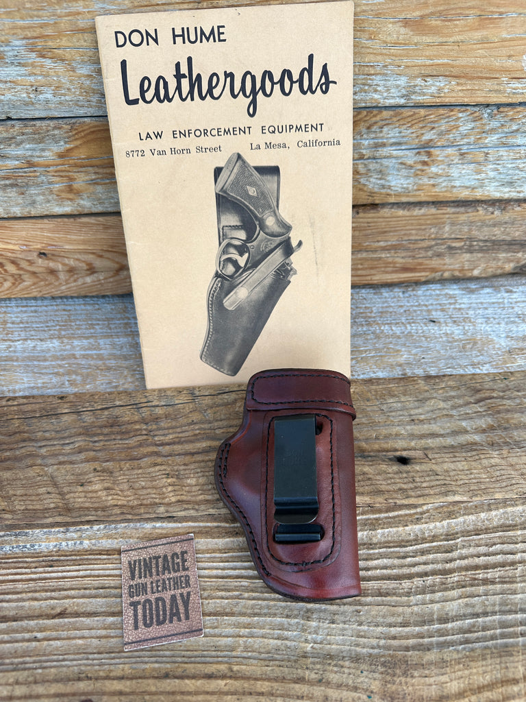 Don Hume H715 OT Brown Leather IWB Holster For Interarms APK .380