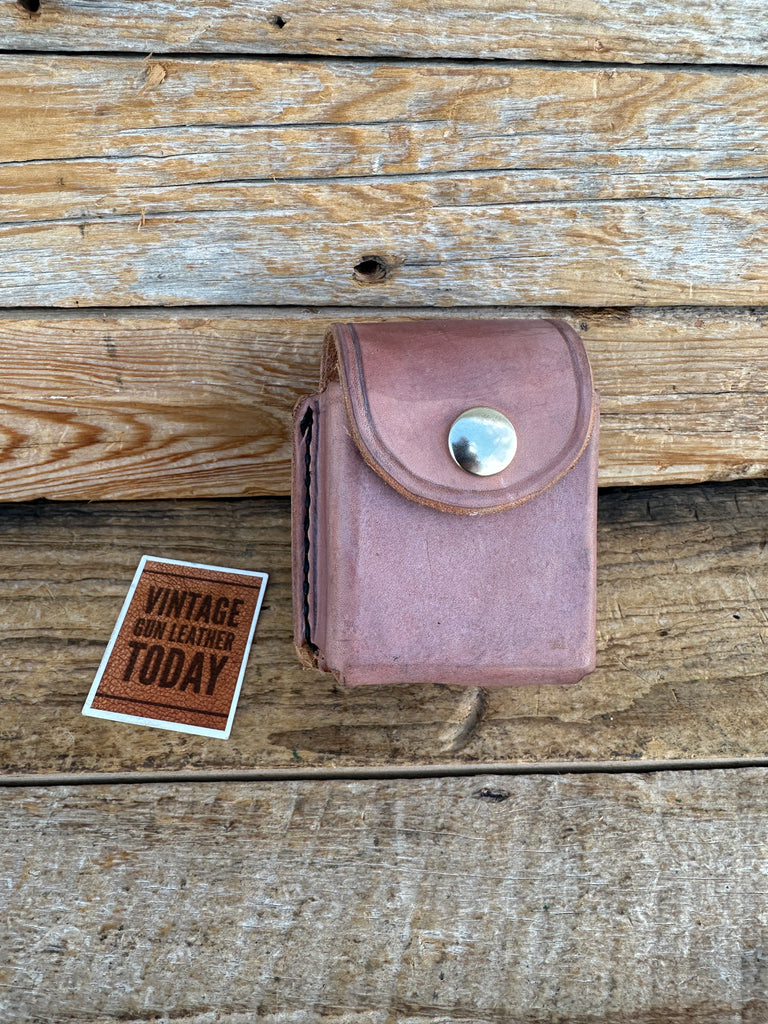 Tex Shoemaker Brown Leather Multi Use Acessorie Case Mic, Glove, Panic, Narcan