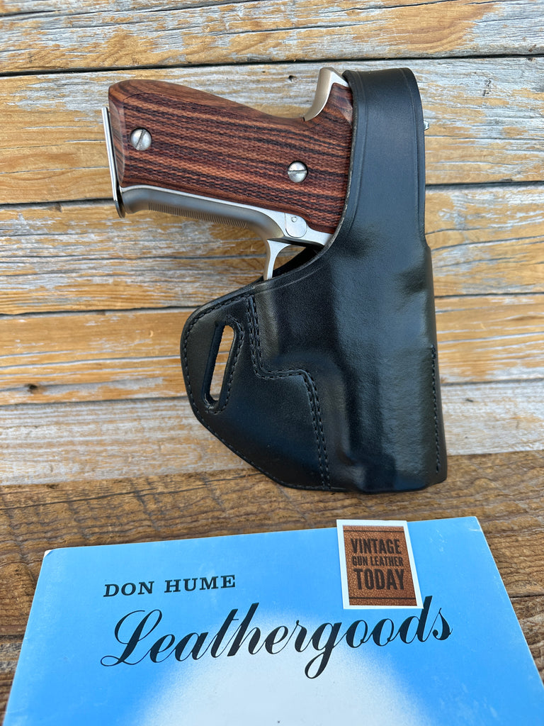 Don Hume Black Leather Cross Holster For Sig Sauer P220 P226 220 226