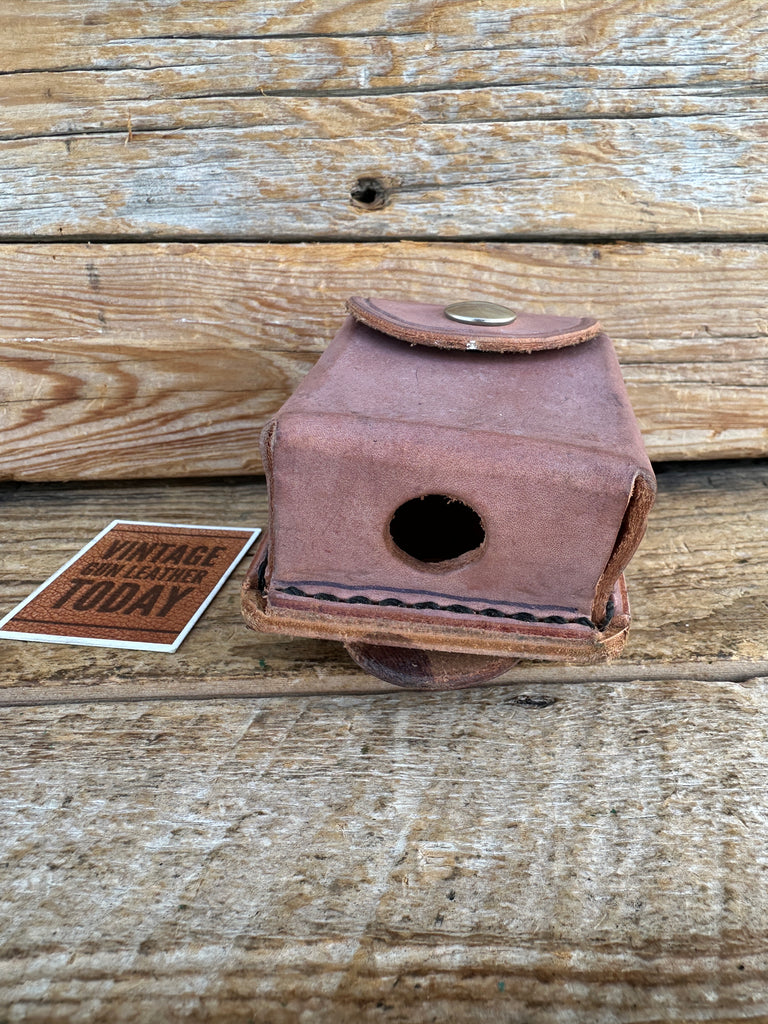 Tex Shoemaker Brown Leather Multi Use Acessorie Case Mic, Glove, Panic, Narcan