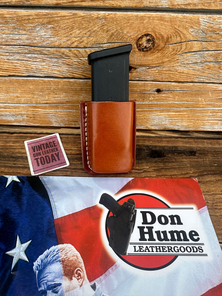 Don Hume D420 Natural Brown Magazine Carrier 2.25" for GLOCK 17 19 22 23 31 32