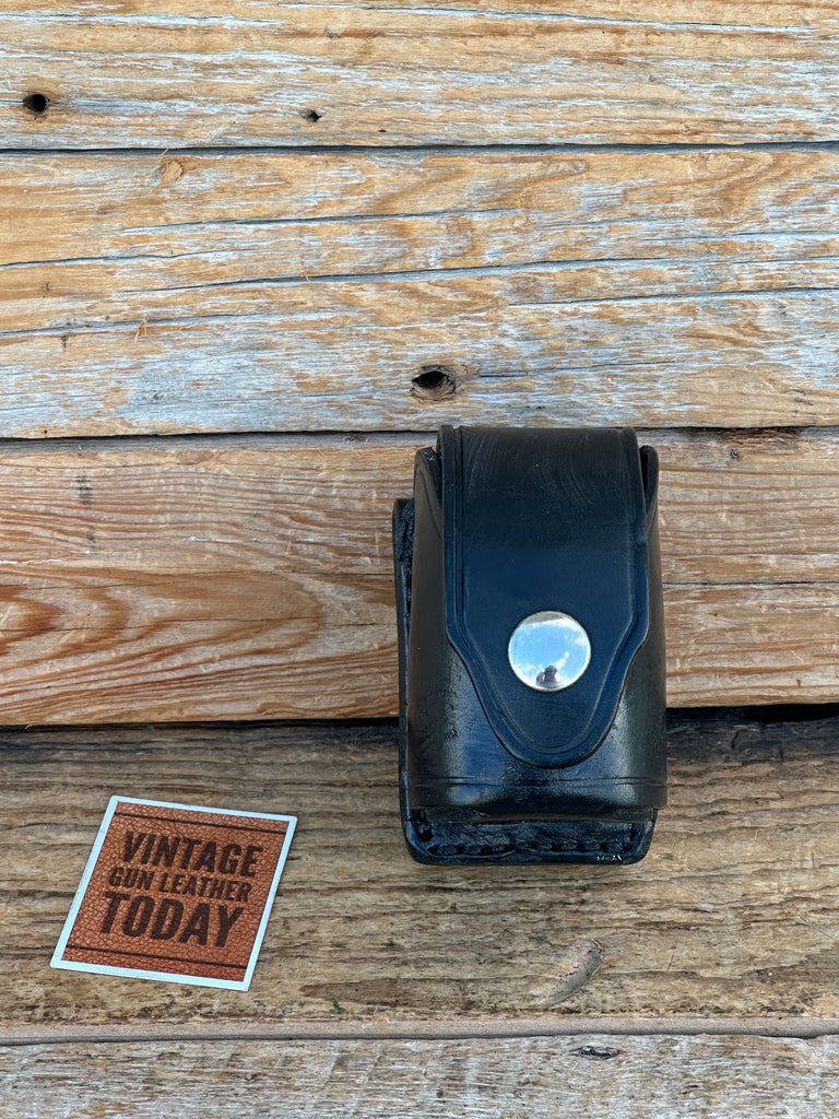 HKS 103 Black Leather Single Speed Loader Holder For a Large Frame Revolver N 44