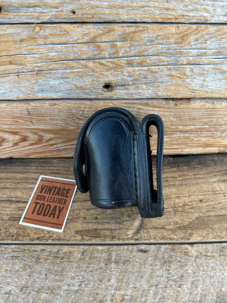 HKS 103 Black Leather Single Speed Loader Holder For a Large Frame Revolver N 44