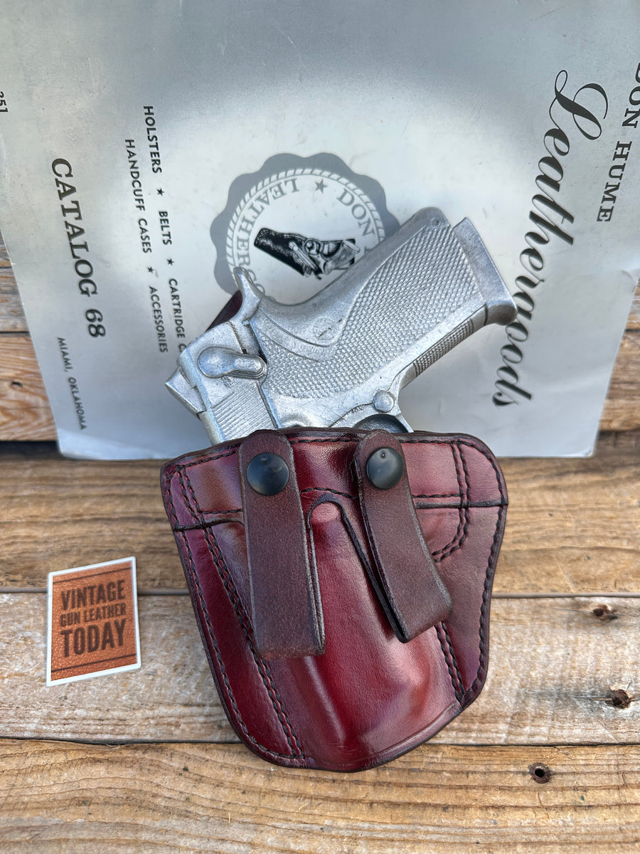 Roy's vintage leather M36 holster 2 revolver S&W 442 642. OWB RH, SOB Roy's vintage leather M36 holster 2 revolver S&W 442 642. OWB RH, SOB
