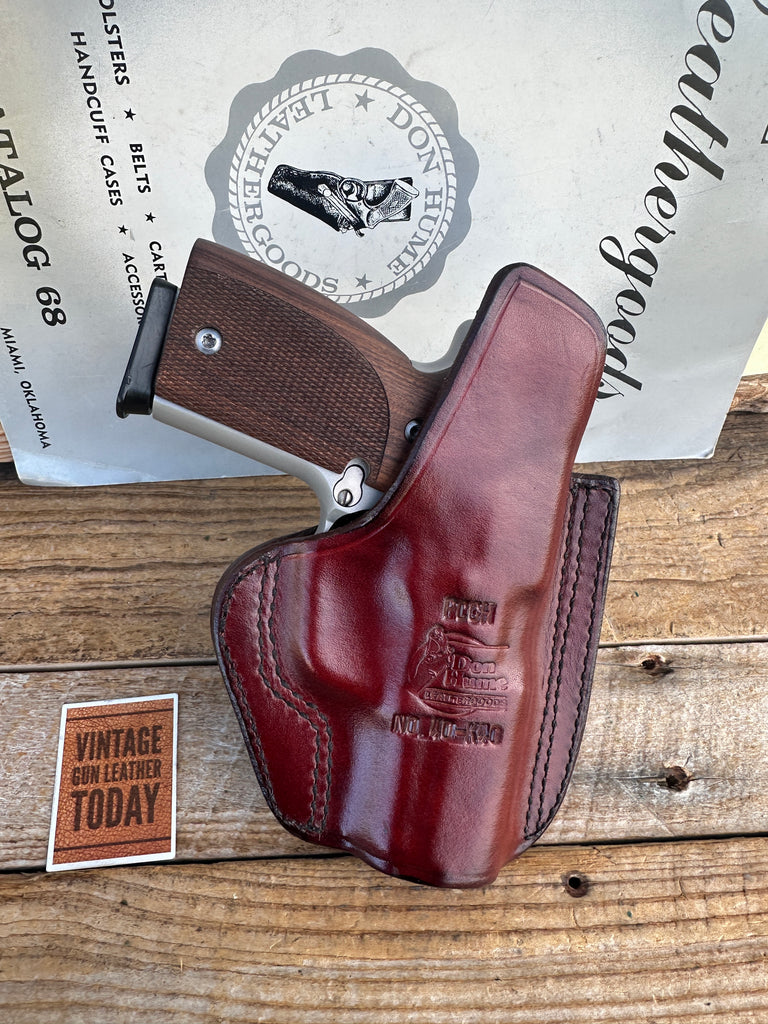 Vintage Don Hume PCCH 40 K40 Brown Leather IWB Holster for KAHR K9 K40