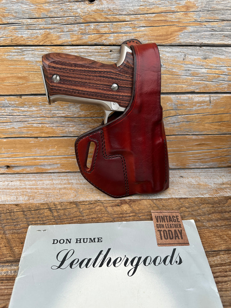 Don Hume Black Leather Cross Holster For Sig Sauer P220 P226 220 226