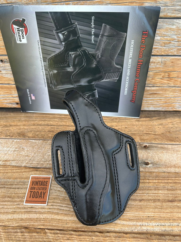 Don Hume Black Leather H726 Optics Ready Holster For Springfield Operator Rail