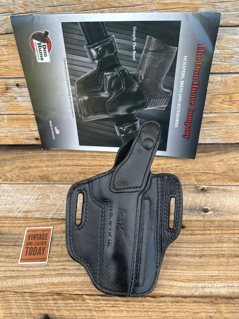 Don Hume Black Leather H726 Optics Ready Holster For Springfield Operator Rail