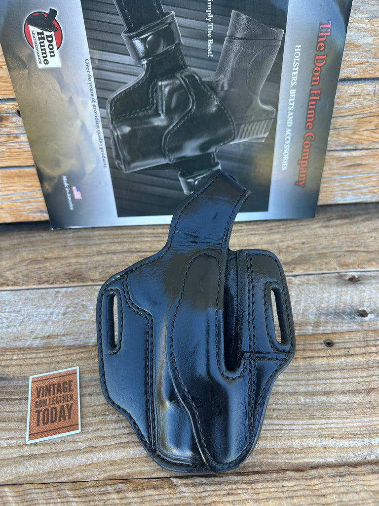 Don Hume Black Leather H726 Optics Ready Holster For Springfield Operator Rail