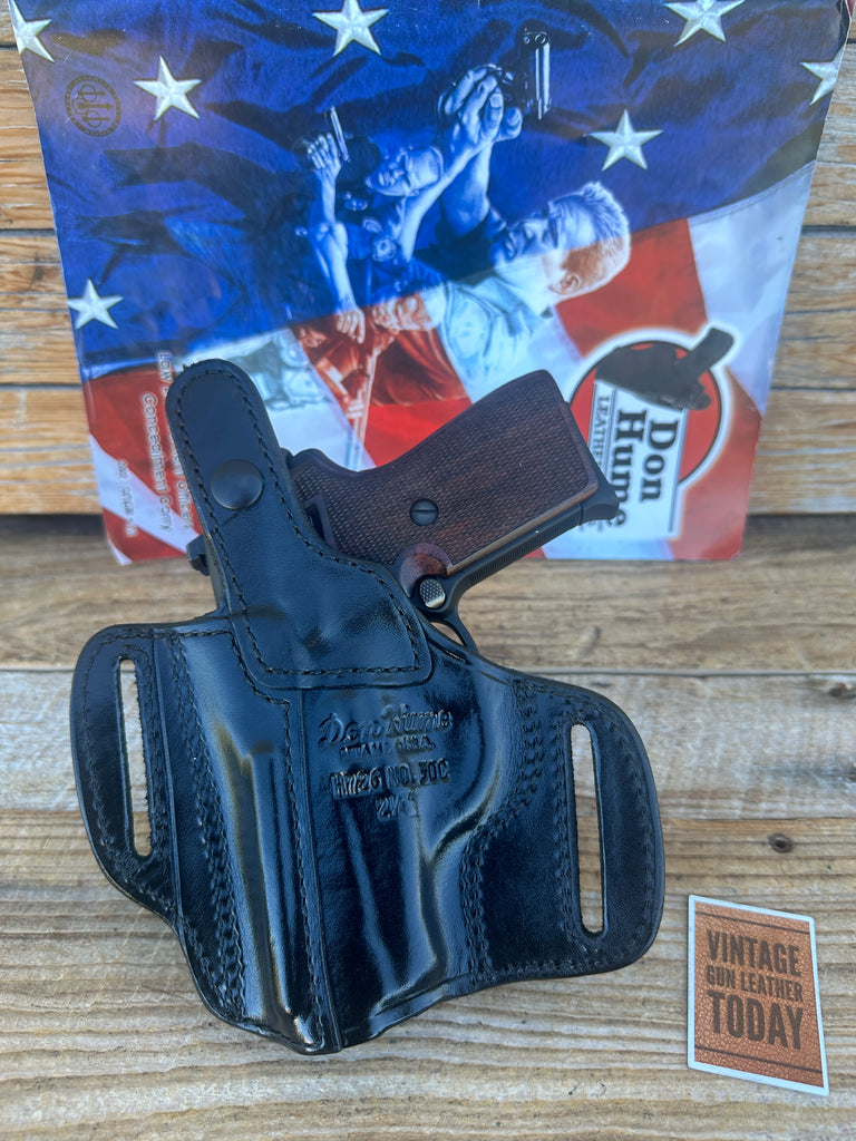 Don Hume Black Leather H726 Optics Ready Holster For Sig P239 239 Open Slot