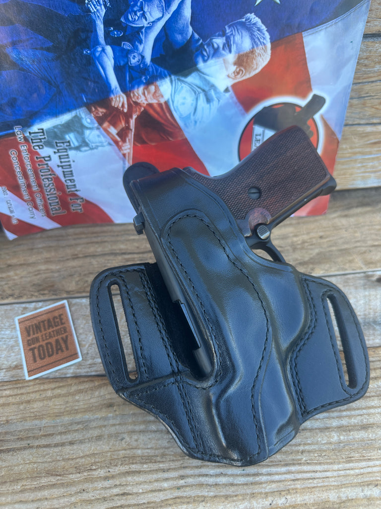 Don Hume Black Leather H726 Optics Ready Holster For Sig P239 239 Open Slot