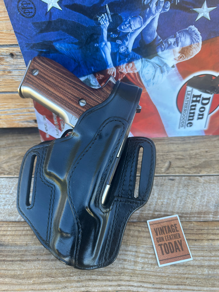 Don Hume Black Leather H726 Optics Ready Holster For Sig P220 P226 Open Covered