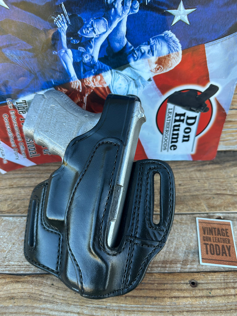 Don Hume Black Leather H726 346-45 Optics Ready Holster For GLOCK G36