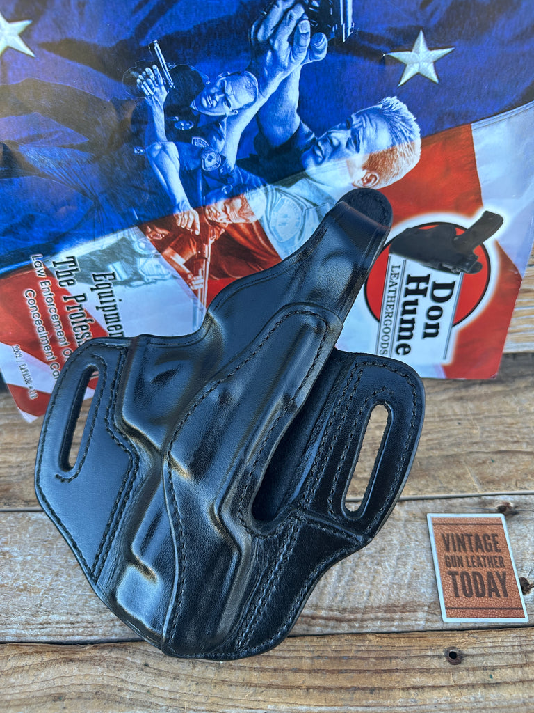 Don Hume Black Leather H726 37 Optics Ready Holster For GLOCK G37