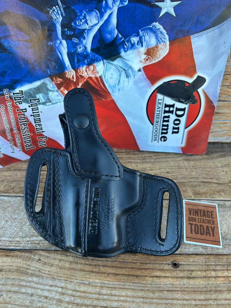 Don Hume Black Leather H726 40-MK9 Optics Ready Holster For KAHR MK9 PM9 KP9