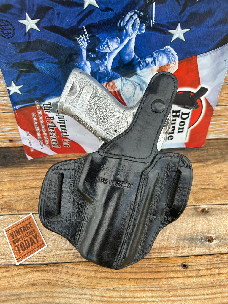 Don Hume Black Leather H726 Optics Ready Holster For H&K Heckler Koch USP 9 / 40