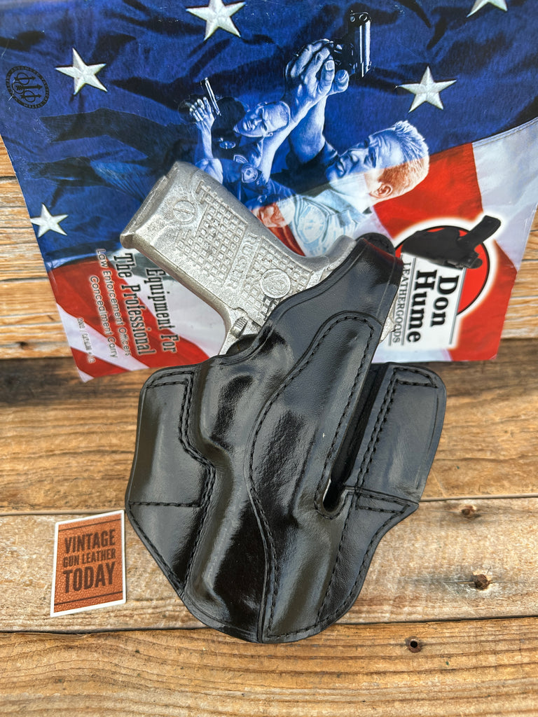 Don Hume H726 37M Black leather OWB Holster for Ruger P94 P97