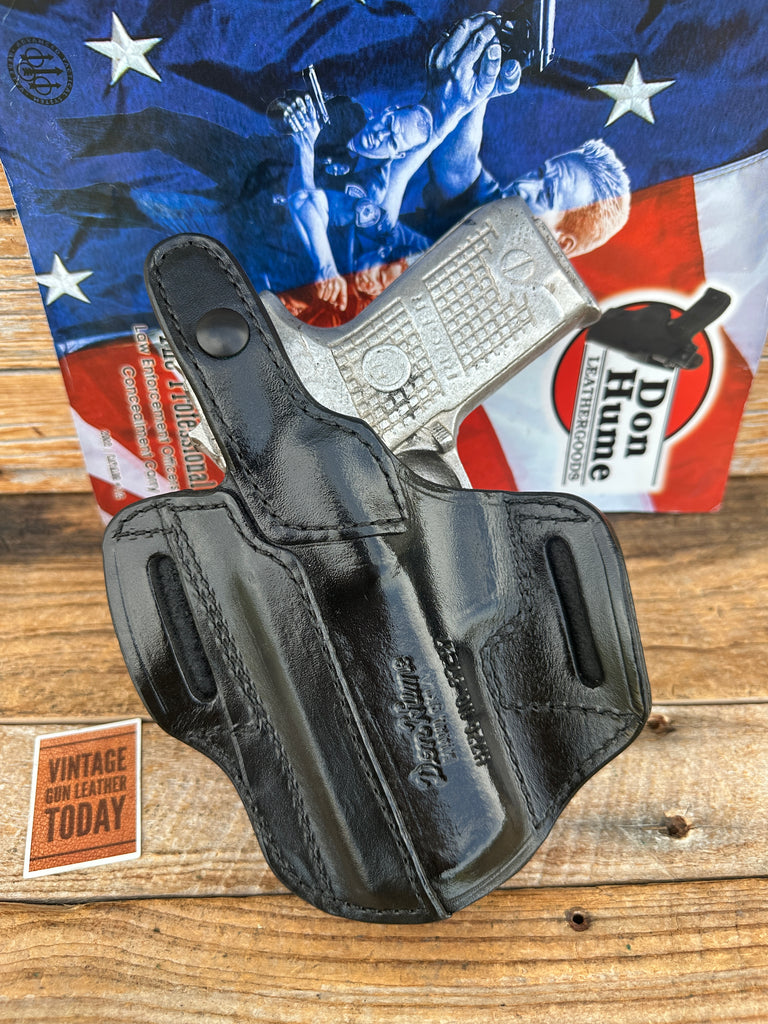 Don Hume H726 37M Black leather OWB Holster for Ruger P94 P97