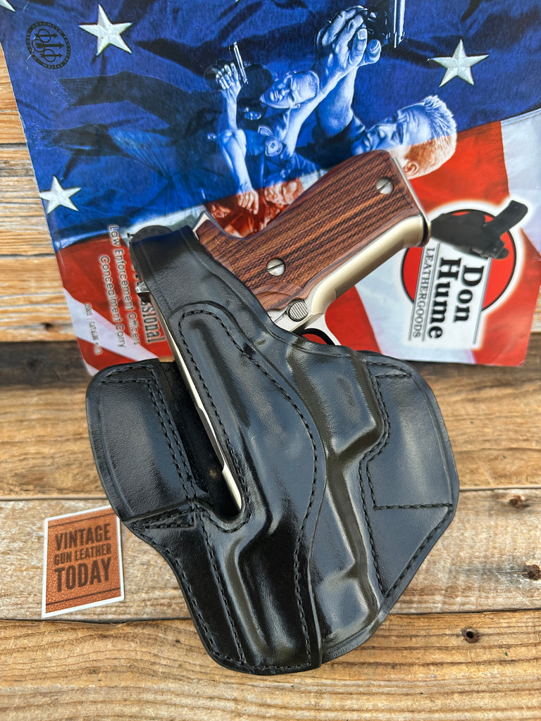 Don Hume Black Leather H726 Optics Ready Holster For Sig P220 P226 Open Covered