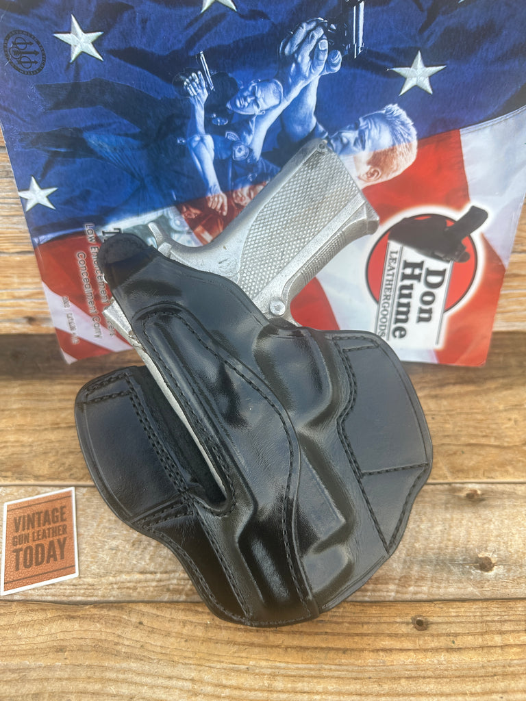 Don Hume Black Leather H726 40T Optics Ready Holster FOR S&W 4006 T 5906 TSW