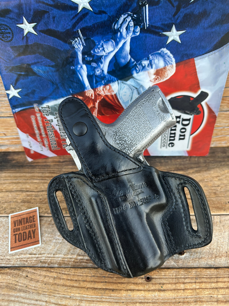 Don Hume Black Leather H726 Optics Ready Holster For H&K USP 9 / 40 Compact P2K