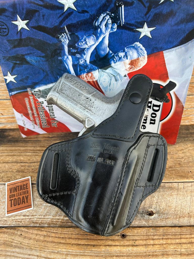 Don Hume Black Leather H726 Optics Ready Holster For Sig Pro 2340