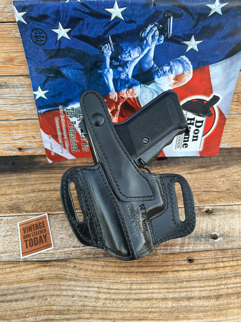 Don Hume Black Leather H726 Optics Ready Holster For H&K Heckler Koch P7M8 P7M13