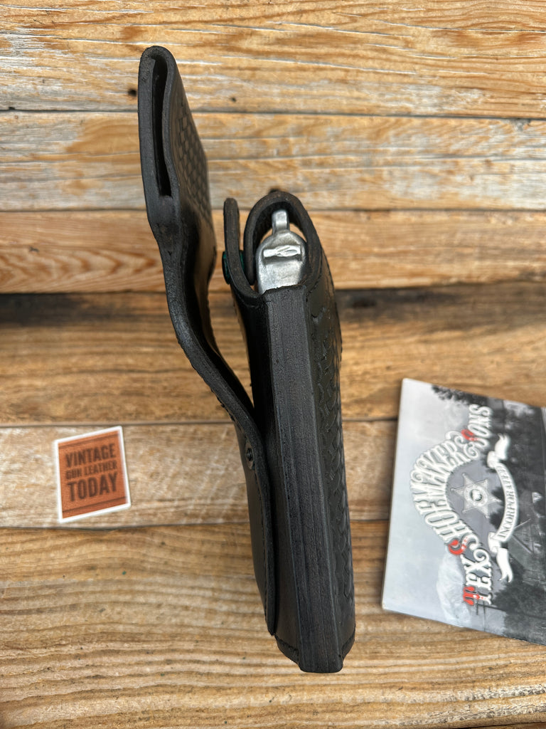 Tex Shoemaker HA 68 For Sig 228 229 Black Basket Leather Holster Special Order