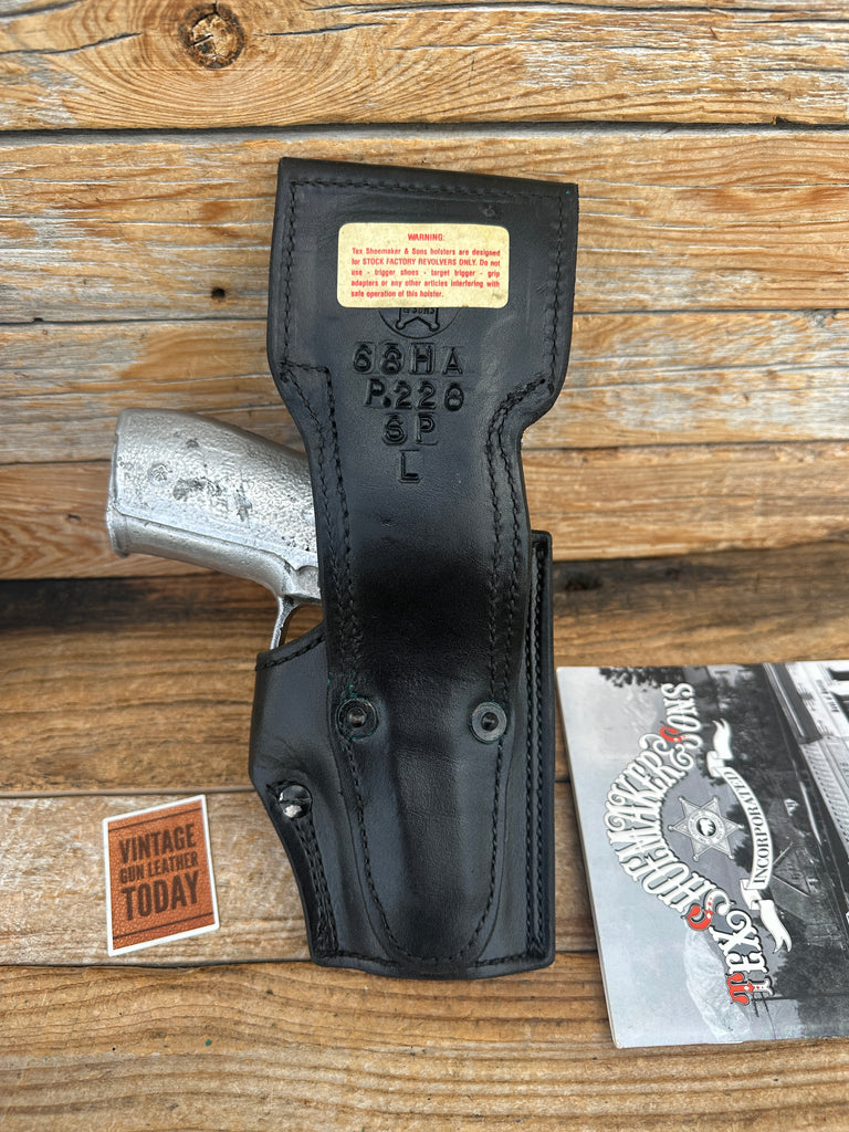 Tex Shoemaker HA 68 For Sig 228 229 Black Basket Leather Holster Special Order