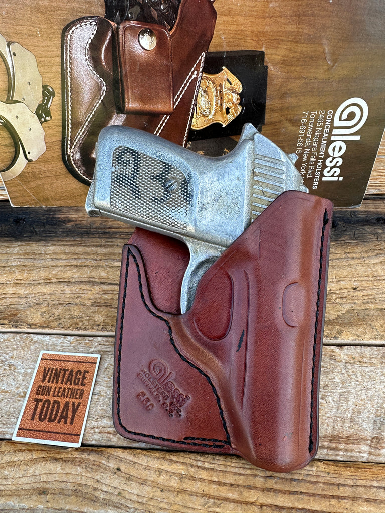 Vintage Lou Alessi Brown Leather Pocket Holster For Sig P230 P232