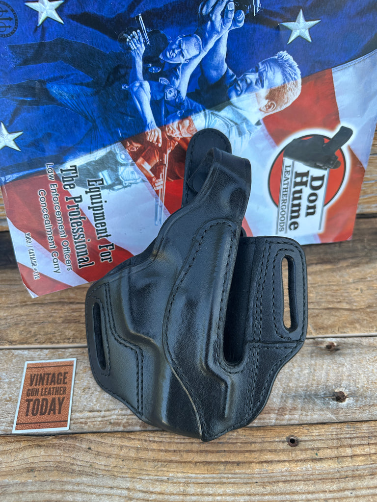 Don Hume H726 37M Black leather OWB Holster for Ruger P94 P97