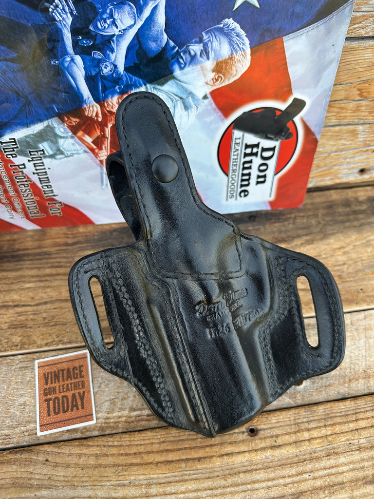 Don Hume H726 37M Black leather OWB Holster for Ruger P94 P97