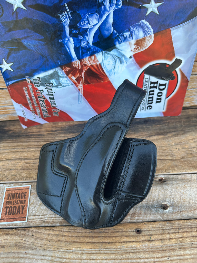 Don Hume Black Leather H726 36-38 Optics Ready Holster For GLOCK G38