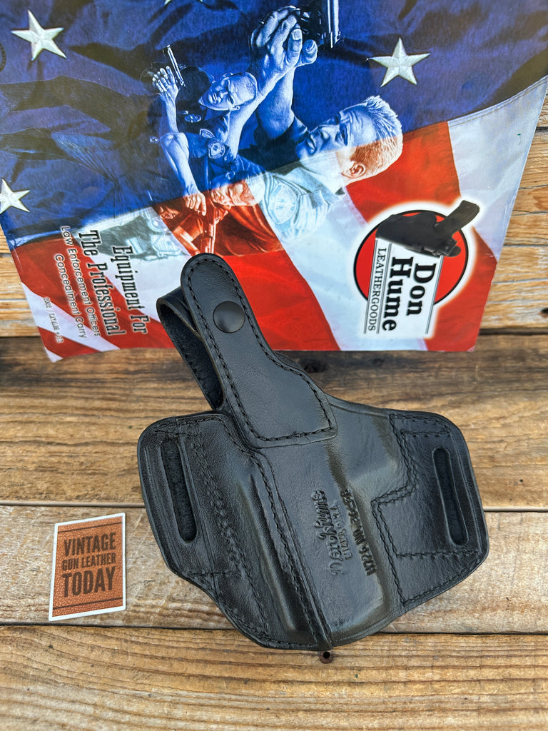 Don Hume Black Leather H726 36-38 Optics Ready Holster For GLOCK G38