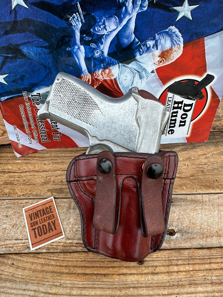 Vintage Don Hume PCCH 28R Brown Leather IWB Holster for S&W 3953 6904 6906