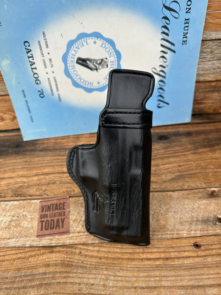 Don Hume H715  Black Leather Open Top IWB Holster For Springfield XD 40 LEFT