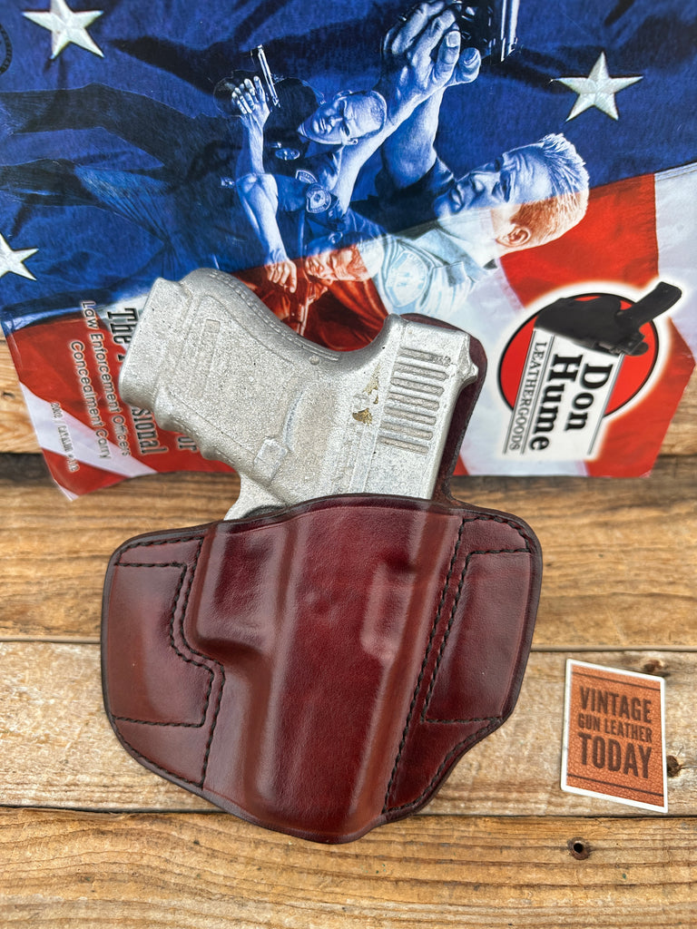 Don Hume H721 364-45 OT Black / Brown  Leather OWB Holster For GLOCK G36 36