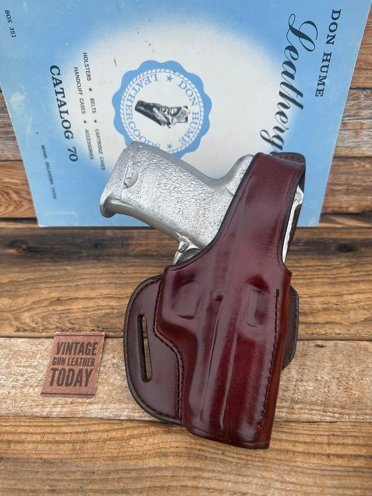 Don Hume H722 Saddle Brown Leather OWB Holster For Heckler Koch USP Compact 45