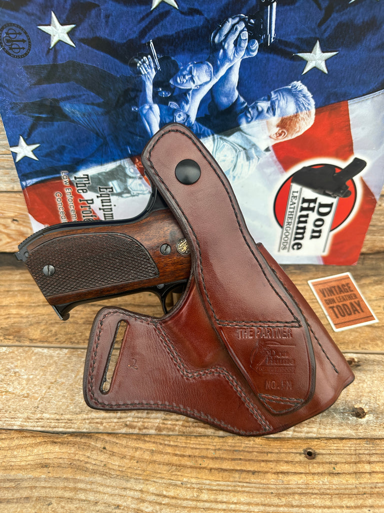 Don Hume Black / Brown Leather Cross Draw Holster 39 59 439 459 639 659 3904 5906 5904