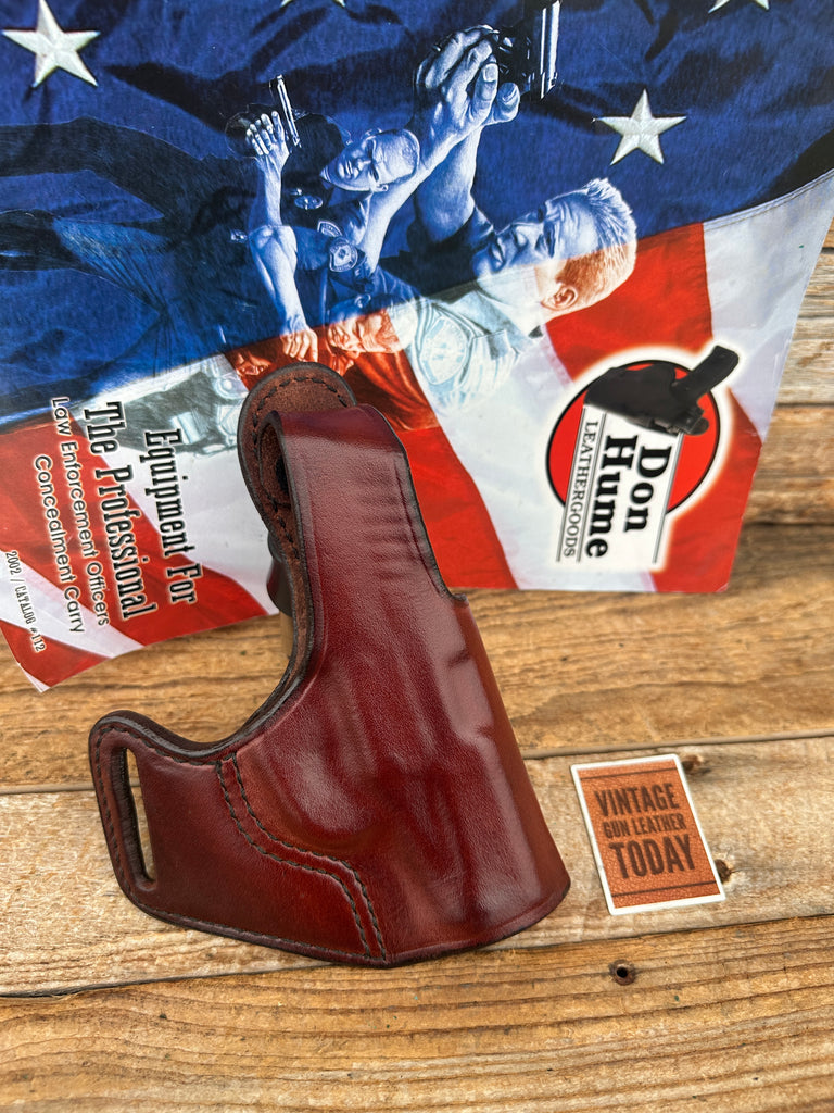 Vintage Don Hume Brown Leather80-1 Cross Draw Holster For Kel Tec P11 9mm