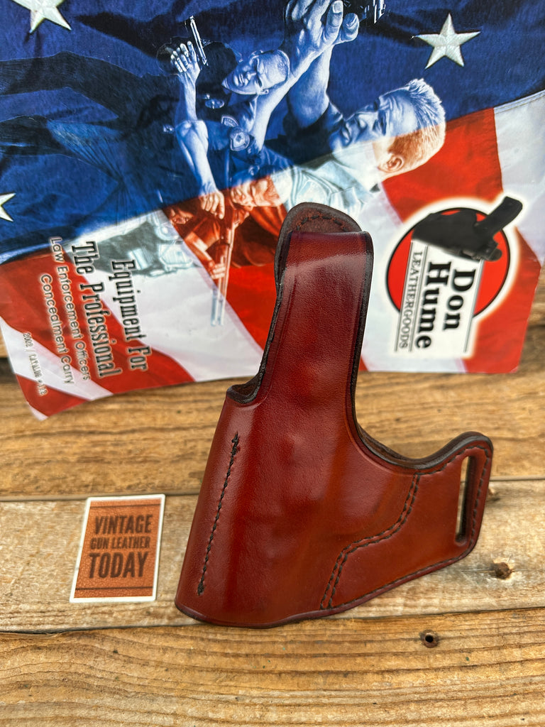 Vintage Don Hume Brown Leather80-1 Cross Draw Holster For Kel Tec P11 9mm