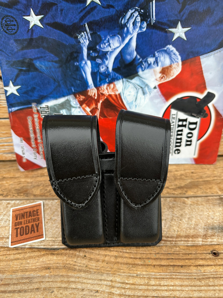 Don Hume Black Double Magazine Carrier D416L 100A For Glock Sig S&W Ruger 92 96