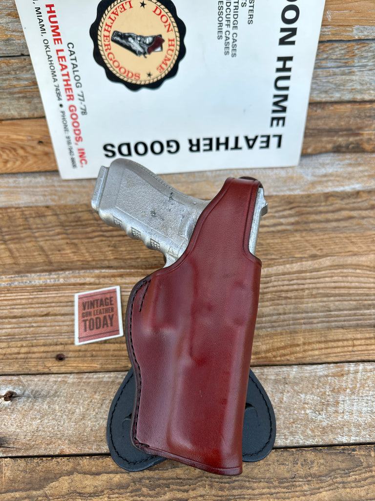 Don Hume H720 Brown Leather OWB Paddle Holster For GLOCK G17 G22 G31 17 22 31