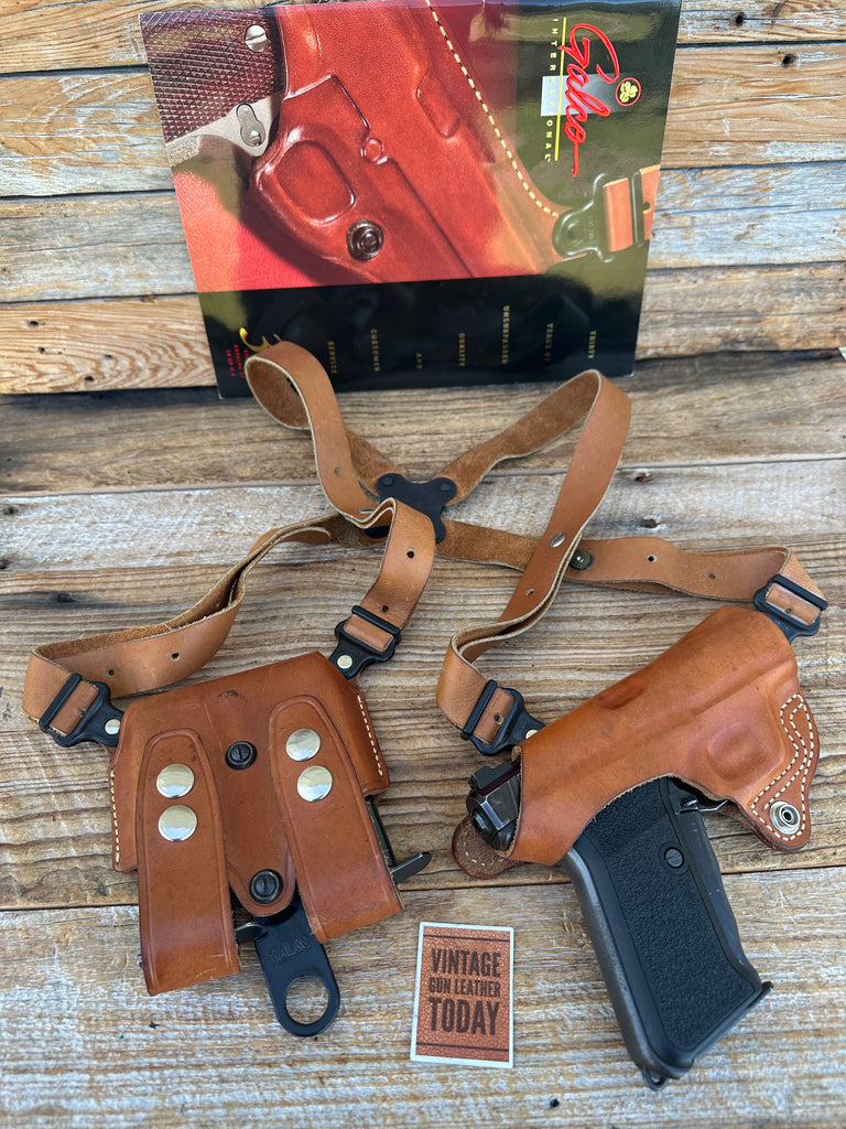 Vintage GALCO Miami Classic Shoulder Holster Rig for HK H&K P7M8 P7M13
