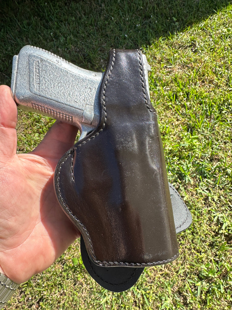 Don Hume MS Brown Leather OWB Paddle Holster For GLOCK G19 G23 G32 19 23 32