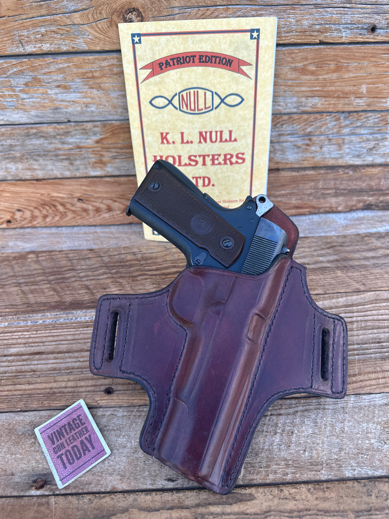 Ken Null Fitted Scabbard Horsehide Leather OWB Holster For Colt Government 1911