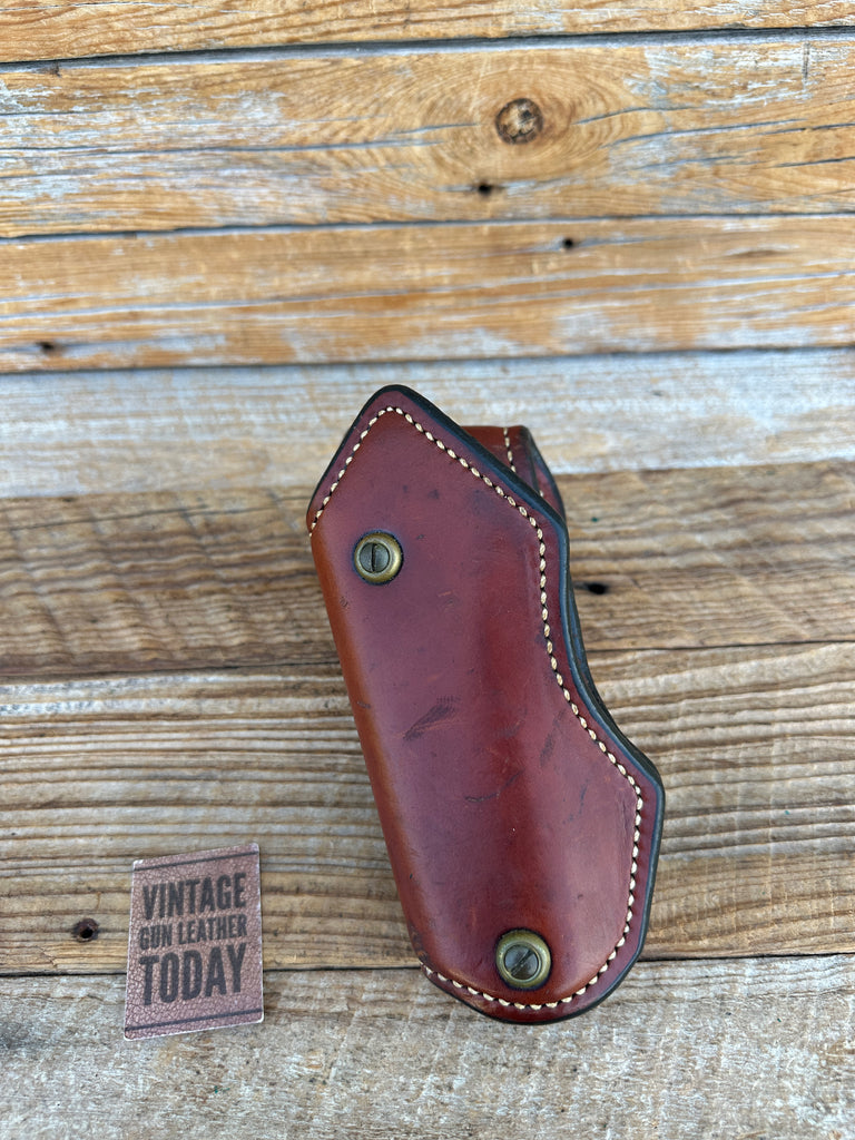 Ernie Hill Speed Brown Leather Competition Holster for Colt 45 191 5" Government