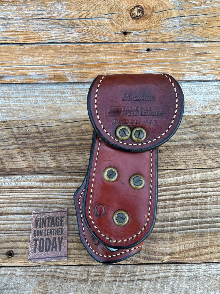 Ernie Hill Speed Brown Leather Competition Holster for Colt 45 191 5" Government